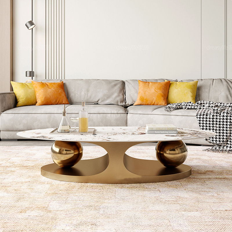 Table basse Modern, H 14,96 po x L 47,24 po x l 23,62 po