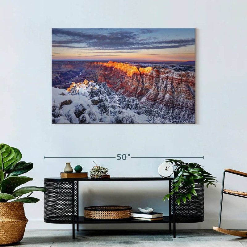 Alvord Grand Canyon en hiver, H 30 po x l 45 po