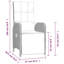 Ensemble repas d'extérieur carré L 31,5 po Cadejah-709640644