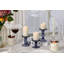 Ensemble de porte-bougies en verre 3 pièces-410568580