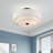 Ashaud Fabric Semi Flush Mount