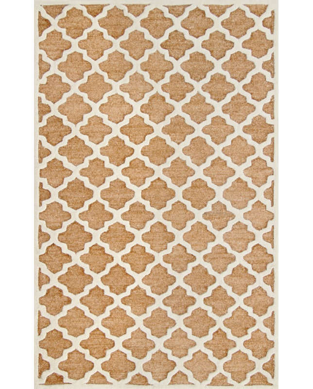 Precious Hand Tufted Performance Geometric Rug, Rectangle 4' x 6'