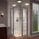 DreamLine Cornerview 36 in. D x 36 in. W x 74 3/4 in. H Framed Sliding Shower Enclosure