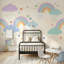Papier peint arc-en-ciel amovible et fantaisiste-1057135745-1057135757