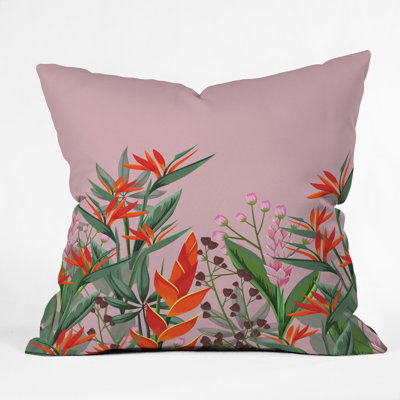 Viviana Gonzalez Dramatic Florals Throw Pillow