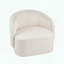 Chaise d'appoint courbée, coussin intégré et base solide-1247884087