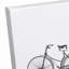 « bicycle sketch », impression sur toile tendue
