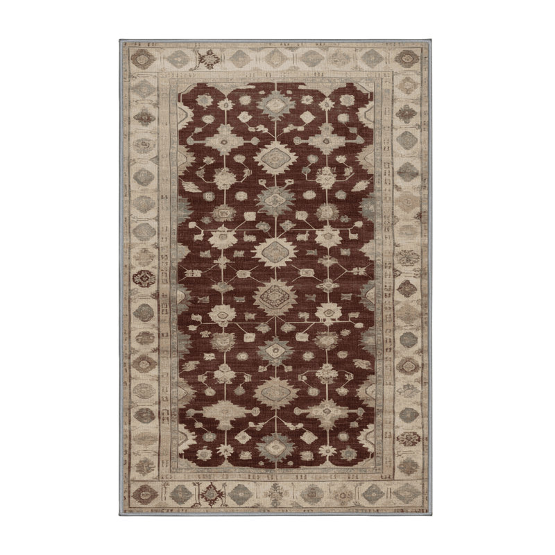 Machine Washable Overdyed Gray Area Rug, Runner 2' x 4'