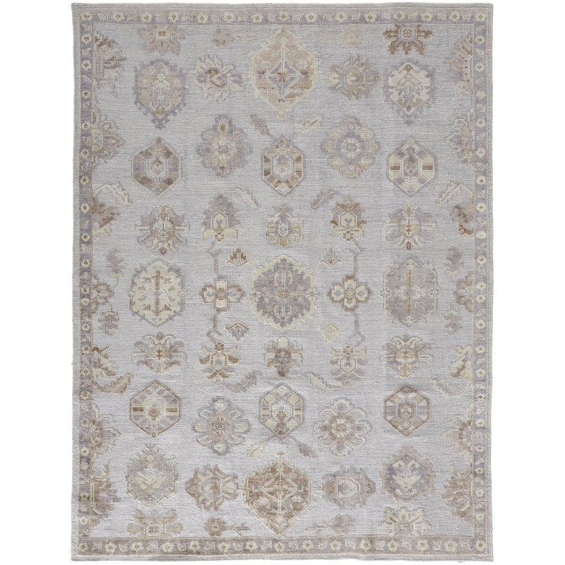 Wendover Handmade Oriental Area Rug, Rectangle 3'6" x 5'6"