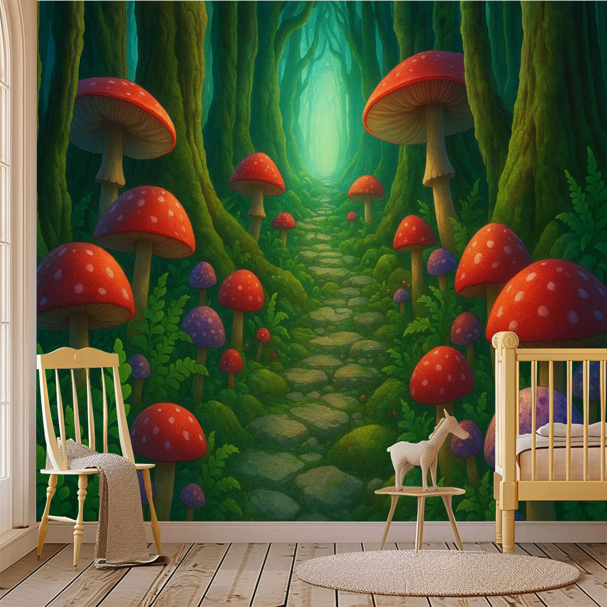 Latitude Run® Peel and Stick Wallpaper Wall Mural fantastic wonderland ...