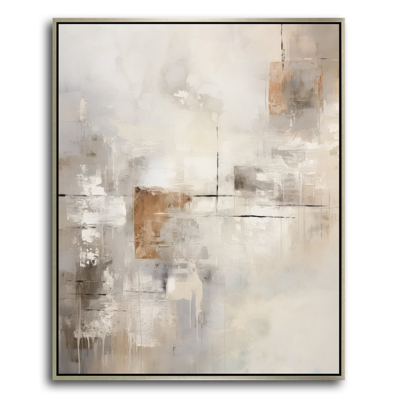 Empress w/Espresso Frame, Silver, Floater Framed