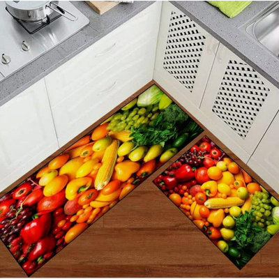 Rectangle 80 cm x 150 cm Flatweave Flokati Indoor / Outdoor