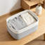 Panier de rangement en corde de coton tissé, bac de rangement pliable pour la maison, la chambre de bébé et le bureau, solution de rangement décorative polyvalente avec poignées-598266910