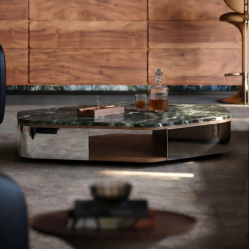 Single Coffee Table, H 12,6 po x l 47,24 po x P 27,56 po