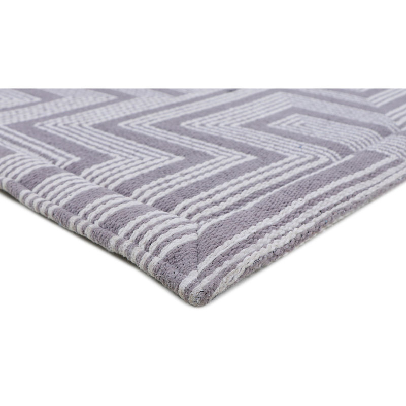 Striped Polyester Anti-Fatigue Kitchen Mat