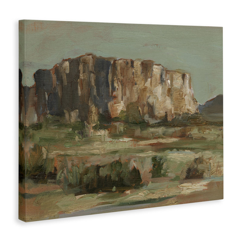 "Distant Canyon", art mural sur toile, par Ethan Harper, H 16 po x l 20 po