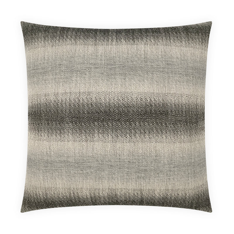Sullivan Square Pillow Cover & Insert, Pewter, Square 24"