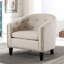 Fauteuil demi-tonneau touffeté-473885986