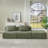 L-Shaped Cloud Sectional Sofa With Deep Seat,No Assembly Required,Modular Couches Sleeper For Living Room,Bedroom,Apartment,Blue-1304404106