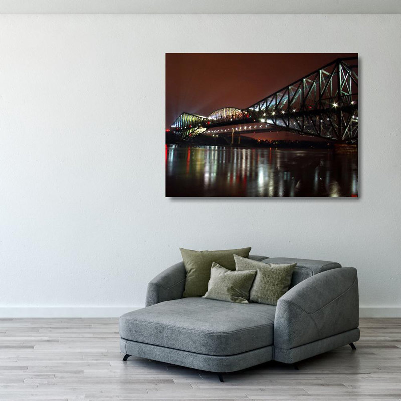 Quebec Bridge, Canada, H 28 po x l 37 po