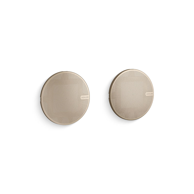 SoundTile Shower Speakers, Vibrant Brushed Bronze