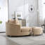 Fauteuil demi-tonneau avec repose-pieds-1173396225