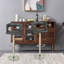 Ensemble de 2 tabourets de bar rembourrés et modernes Eric-731664480