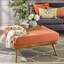 Corail de style Mid-Century, offrant des sièges supplémentaires et un carré de couleur confortable, idéal pour la détente du salon