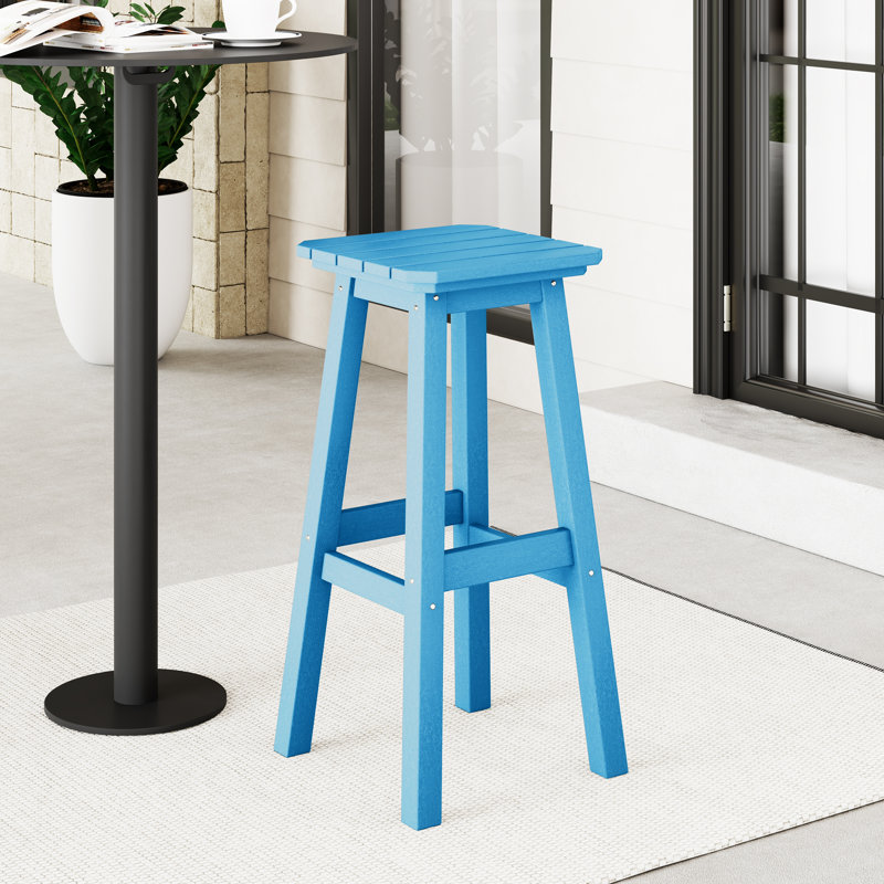 Laguna Outdoor Stool, Blue