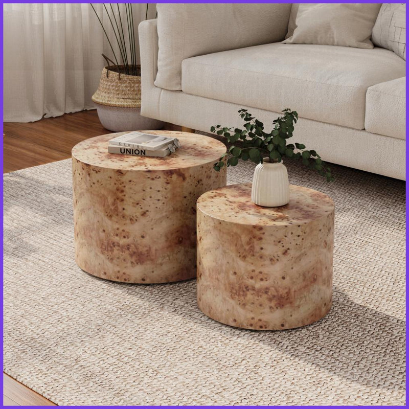 Ensemble de 2 tables basses Modern Modern