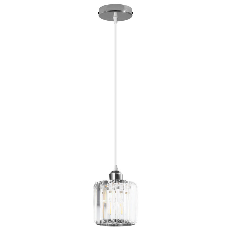 Tighe 1 - Light Single Pendant, Chrome