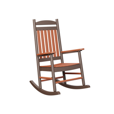 Casual Back Outdoor Rocker Chair