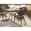 Genie Stacking Patio Dining Armchair with Cushion-46792399