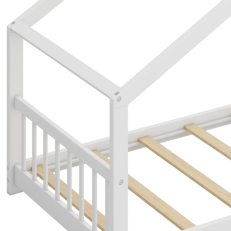 Lit en bois House House, blanc