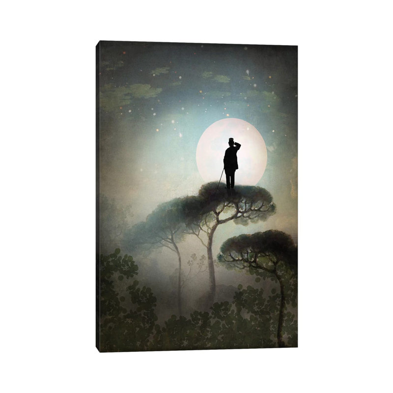 «The Man in the Moon» par Catrin Welz-Stein, reproduction, Toile tendue, H 18 po x l 12 po x P 1,5 po
