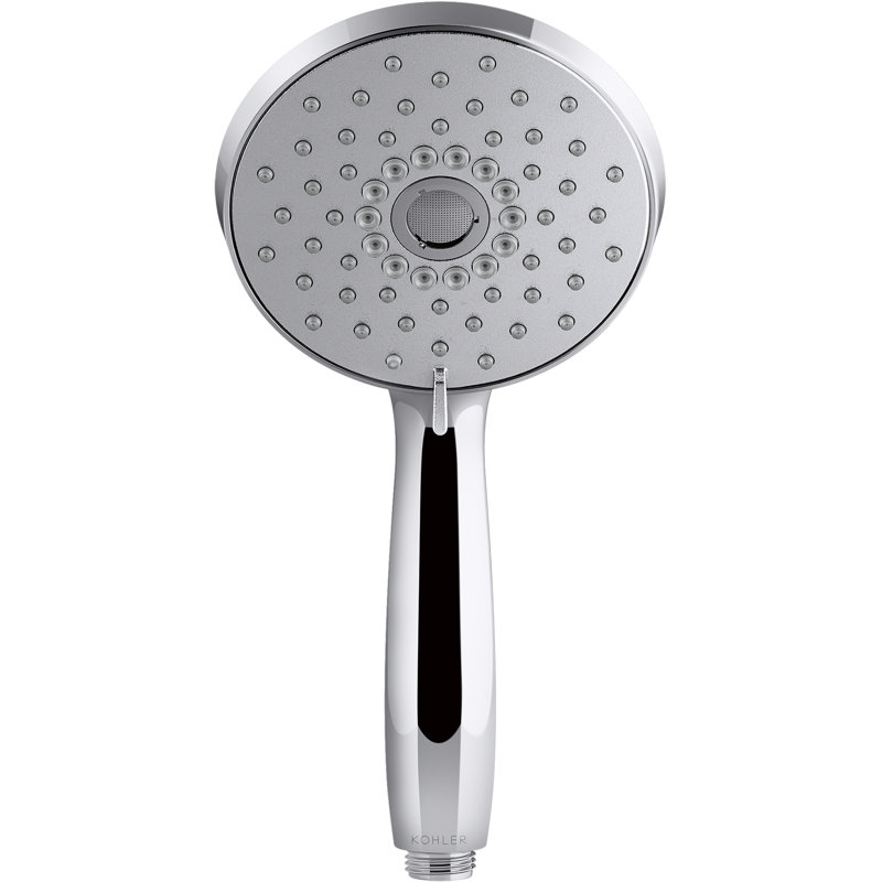 Forté 1.75 GPM Multi function Handheld Shower Head with Katalyst Air Induction Spray, Vibrant Brushed Nickel