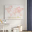  Art mural sur toile tendue - "Across The World Shes Going Places Pink" de Sue Schlabach pour décoration de salon, de chambre à coucher ou de bureau - 35 x 47-148901283