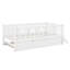 Lit plateforme simple en bois avec garde-corps et lit gigogne, structure de lit pour enfants, lit Montessori en bois avec support à lattes-1543652245