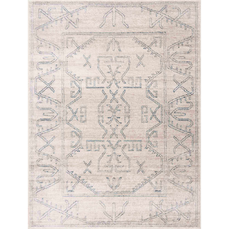 Tapis crème / beige Divyar Southwestern, Rectangle 2 pi x 3 pi
