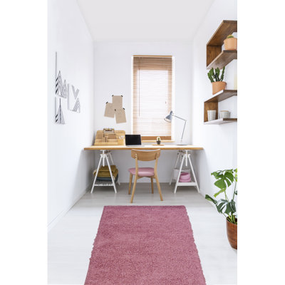 Tamalia Solid Colour Shag Area Rug