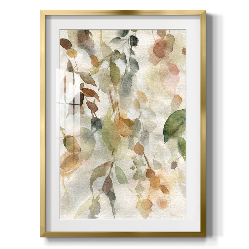 Neutral Spring II, reproduction encadrée, Blanc, Papier avec cadre doré