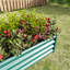 Jardinière rectangulaire surélevée en métal 421Ft pour plantes, fleurs, assemblage facile