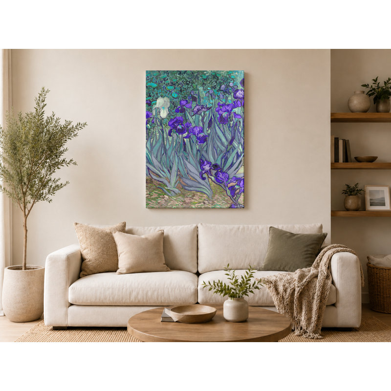 Iris (1889) - Portrait, art mural sur toile, 24" W x 36" H