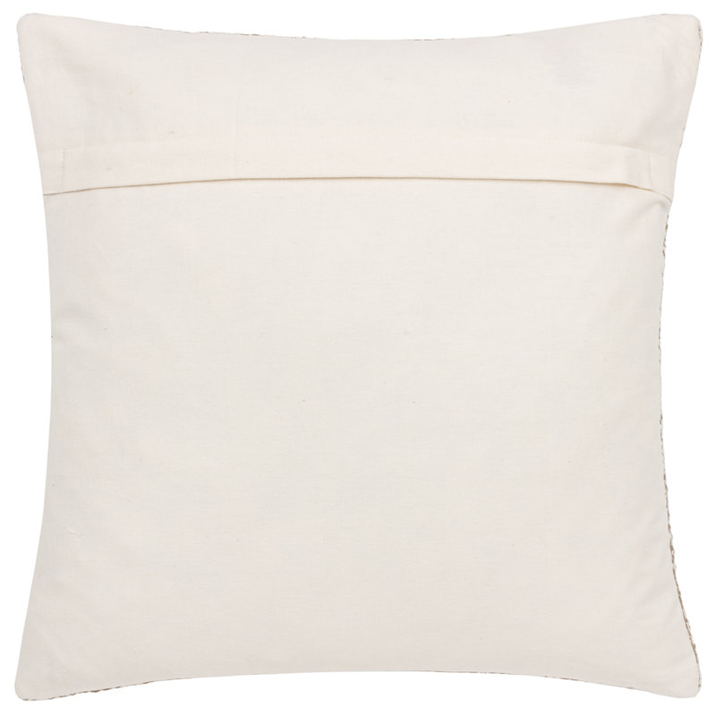 Averyann Abstract Square Throw Cushion, Taupe