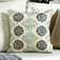 Winston Porter Rowley Embroidered Linen Throw Pillow & Reviews | Wayfair