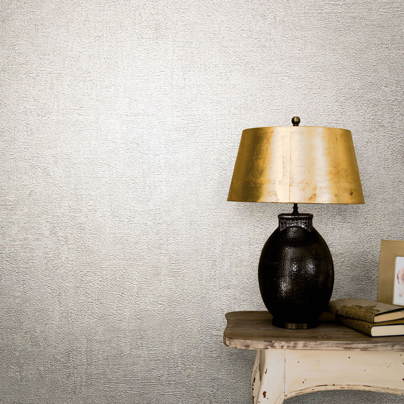 Yang 10.05m x 53cm Textured Matte Wallpaper Roll, Cream