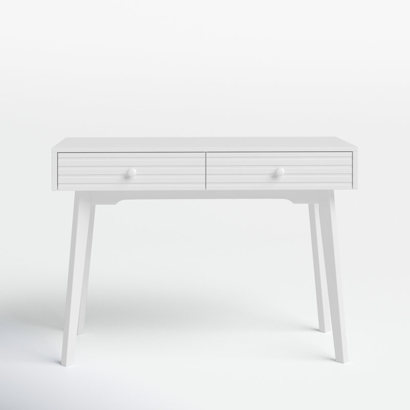 Raphael Solid Wood Writing Desk, White