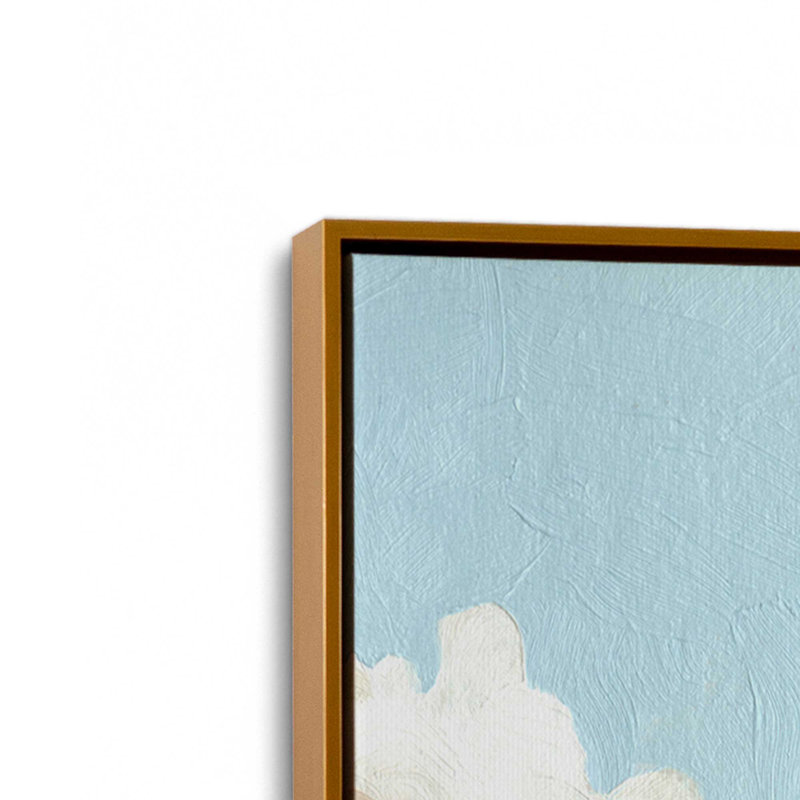 «Tranquil Overgrowth II», Or poli, H 18,75 po x l 12,75 po