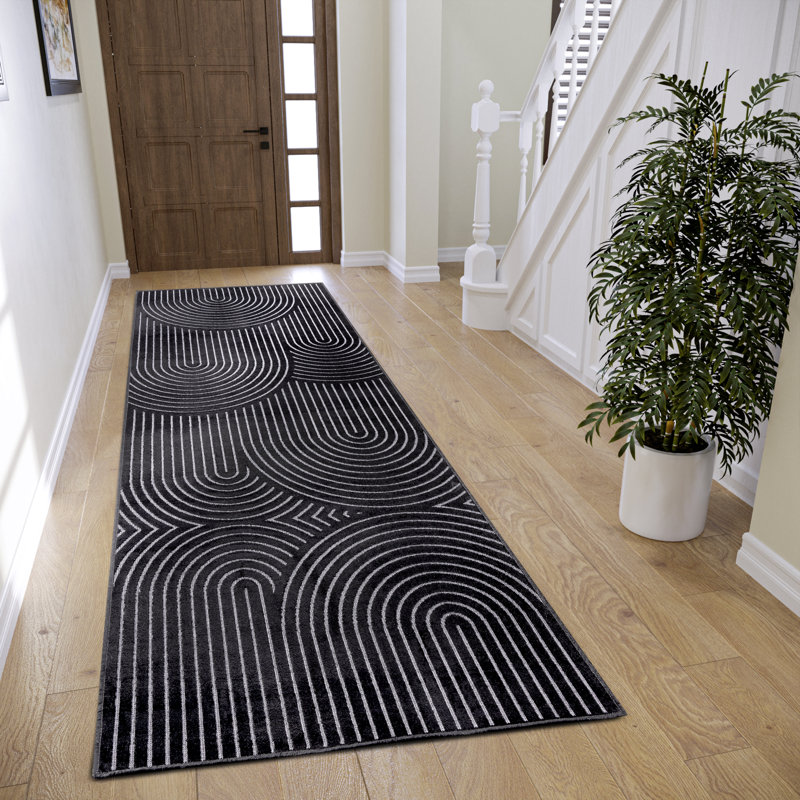 Machine Woven Cream Indoor Rug, Runner 80 x 200cm