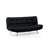3-Seat Sofa Bed, Black, 78.7 x 37.4 x 37.4 inches | 100% Metal Frame, 100% Polyester Fabric | Easy Clean, 400g/m² Silicone Fiber Cushions | Maximum Weight Capacity: 661 lbs | Modern Design for Living Room & Guest Room-363185865